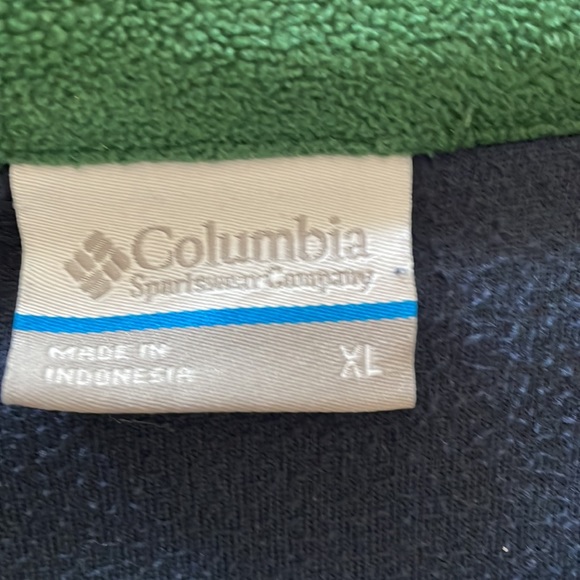 Columbia Notre Dame fleece 1/4 zip pullover - Picture 3 of 4